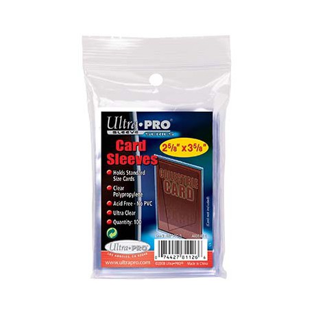 Ultra Pro - 100 Protège-cartes Standard Souples - Soft Sleeves