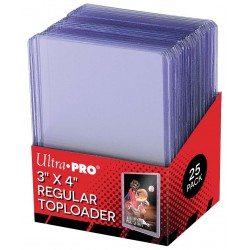 Ultra Pro - 25 Toploaders - Regular Toploader (3"x4")