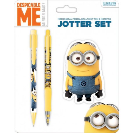 Minions Ballpoint Pen, Mechanical Pencil & Note Pad - Despicable Me
