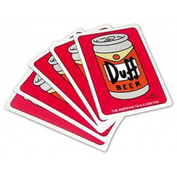 Cartes à jouer The Simpsons Duff Beer (54 cartes)