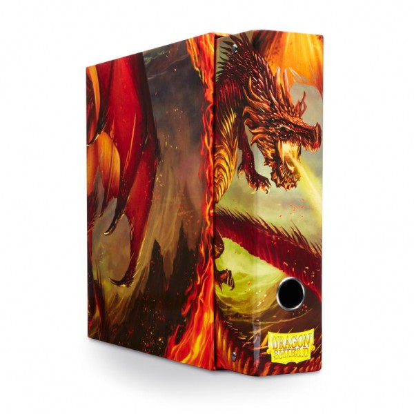Red art Dragon 3-Ringornder Dragon Shield Slipcase Binder 