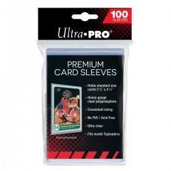 Ultra Pro Premium Platinum Card Sleeves - Clear (x100)