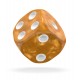 Oakie Doakie Dice 12D6 16mm - Marble - Orange