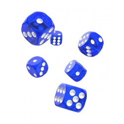 Oakie Doakie Dice 12D6 16mm - Translucent - Blue