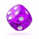 Oakie Doakie Dice dés 12D6 16mm - Translucent - Violet