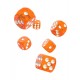 Oakie Doakie Dice 12D6 16mm - Translucent - Orange