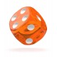 Oakie Doakie Dice dés 12D6 16mm - Translucent - Orange