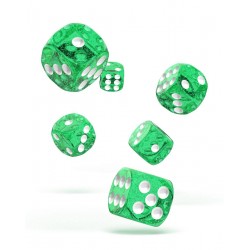 Oakie Doakie Dice 12D6 16mm - Speckled - Green