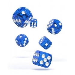 Oakie Doakie Dice 12D6 16mm - Speckled - Blue