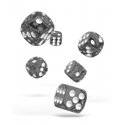 Oakie Doakie Dice 12D6 16mm - Speckled - Black