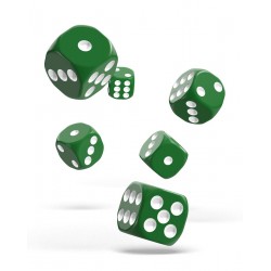 Oakie Doakie Dice - 12D6 - 16mm - Solid - Green