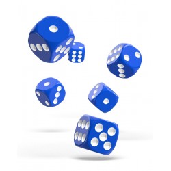 Oakie Doakie Dice - 12D6 - 16mm - Solid - Blue