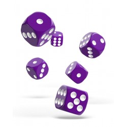 Oakie Doakie Dice 12D6 16mm - Solid - Purple