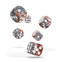 Oakie Doakie Dice 12D6 16mm - Gemidice - Silver Rust