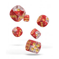 Oakie Doakie Dice 12D6 16mm - Gemidice - Red Sky