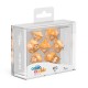 Oakie Doakie Dice dés RPG Set - Marble - Orange