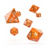 Oakie Doakie Dice - Dés RPG Set - Translucent - Orange