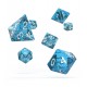 Oakie Doakie Dice RPG Set - Speckled - Light Blue