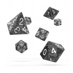 Oakie Doakie Dice - Dés RPG Set - Speckled - Noir