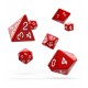 Oakie Doakie Dice RPG Set - Solid - Red