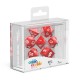 Oakie Doakie Dice RPG Set - Solid - Red