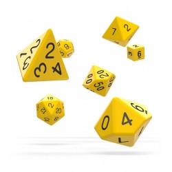 Oakie Doakie Dice RPG Set - Solid - Yellow