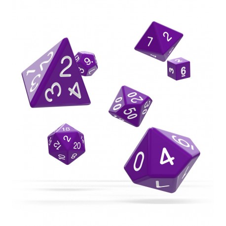 Oakie Doakie Dice RPG Set - Solid - Purple