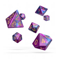 Oakie Doakie Dice - RPG Set - Gemidice - Amethyst