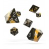 Oakie Doakie Dice - RPG Set - Enclave - Amber